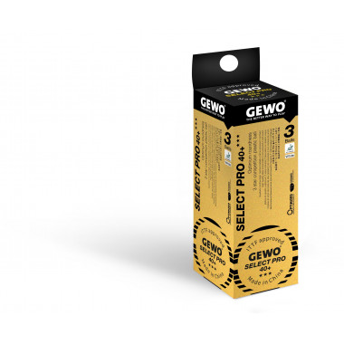 Gewo Select Pro 40+ Bäll *** 3-pack