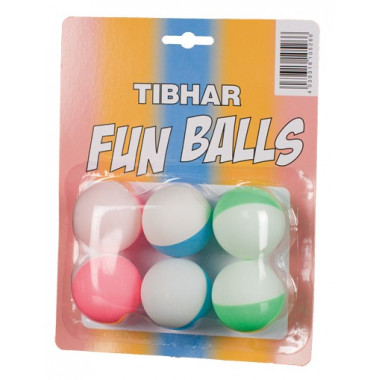 Tibhar Fun Balls Tweekleurig
