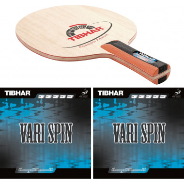 Tibhar Raquette Samsonov Premium Junior + 2 Vari Spin