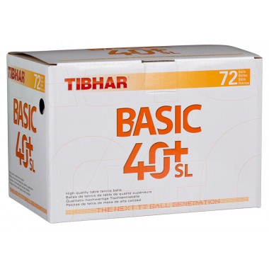 Tibhar Balles Basic SYNTT SL boîte de 72